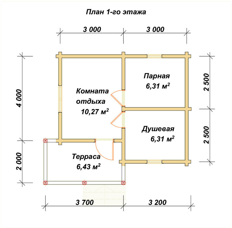 3D Проект ПБ-1 — план 1