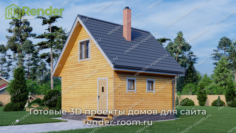 3D Проект ПБ-13 — ракурс 1