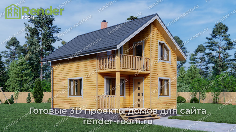 3D Проект ПБ-14 — ракурс 1