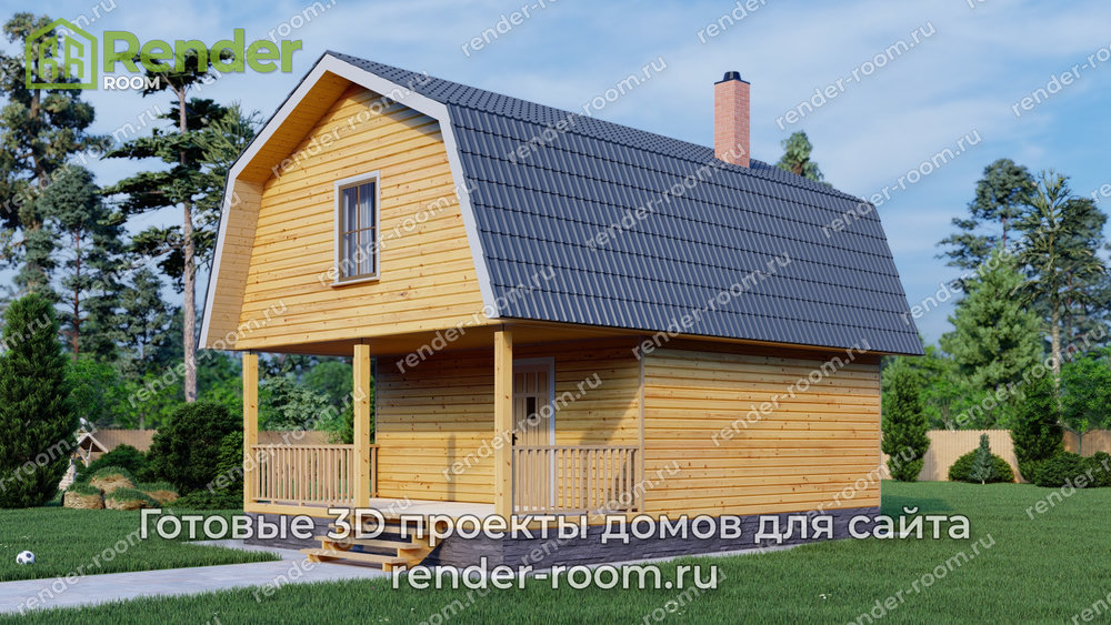 3D Проект ПБ-18 — ракурс 1