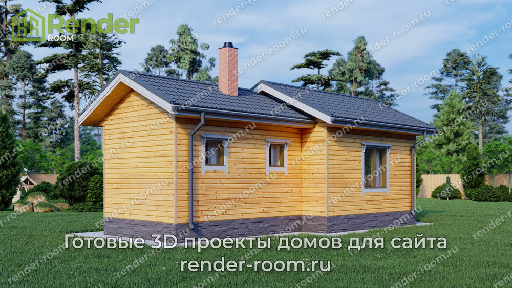 3D Проект ПБ-19 — ракурс 1