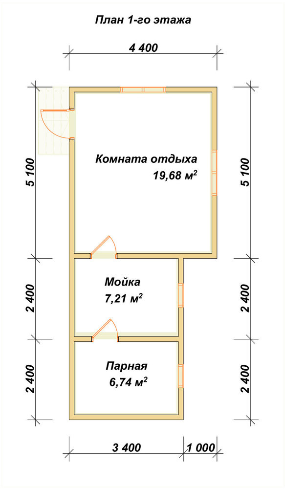3D Проект ПБ-19 — план 1