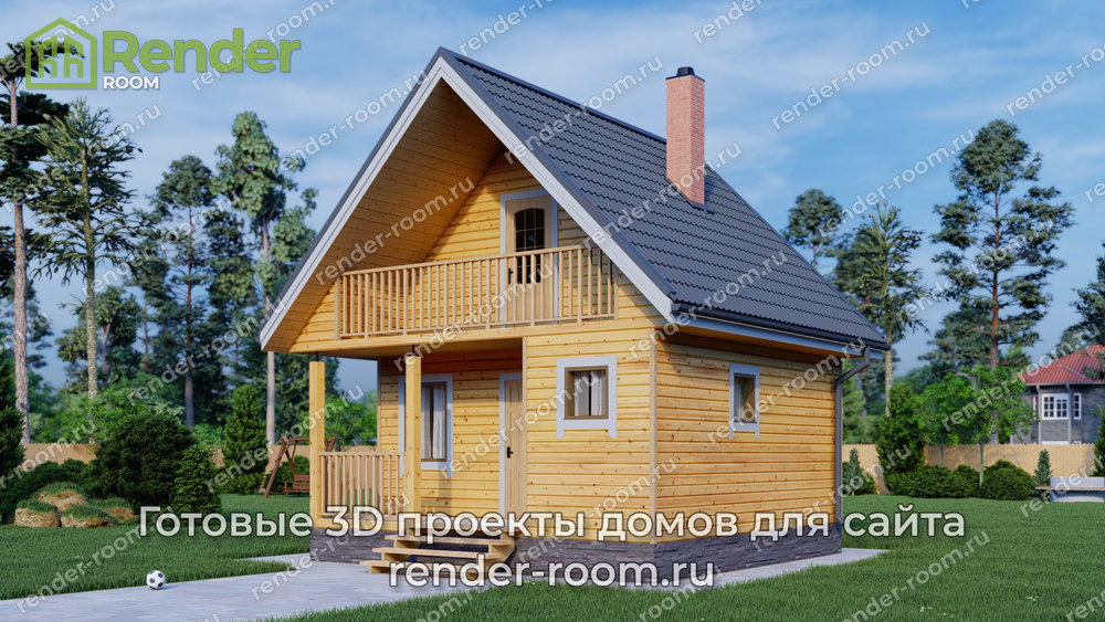 3D Проект ПБ-2 — ракурс 1