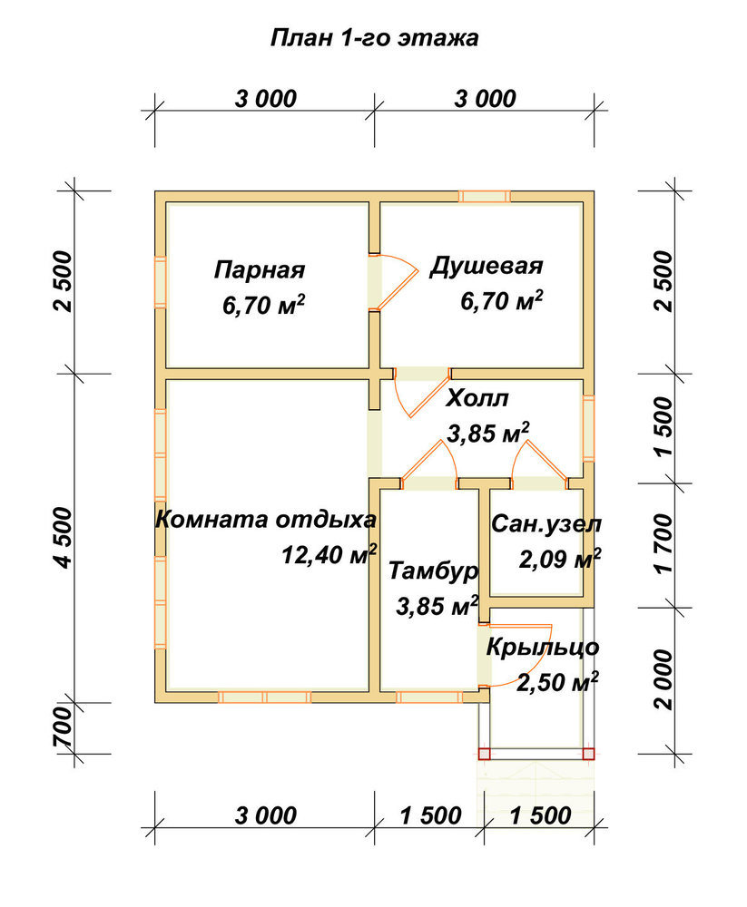3D Проект ПБ-22 — план 1