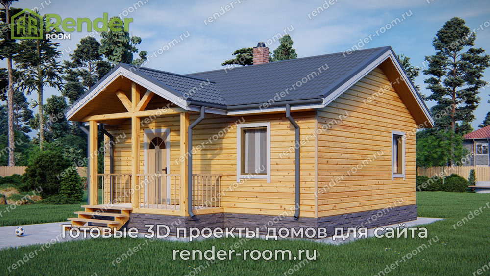 3D Проект ПБ-26 — ракурс 1