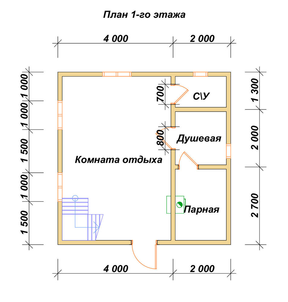 3D Проект ПБ-28 — план 1