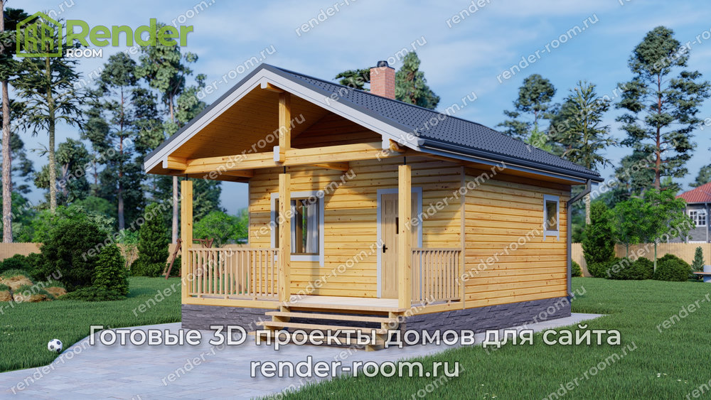 3D Проект ПБ-3 — ракурс 1