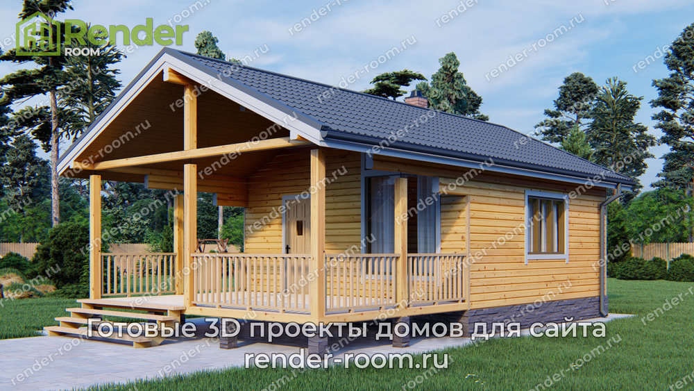 3D Проект ПБ-34 — ракурс 1