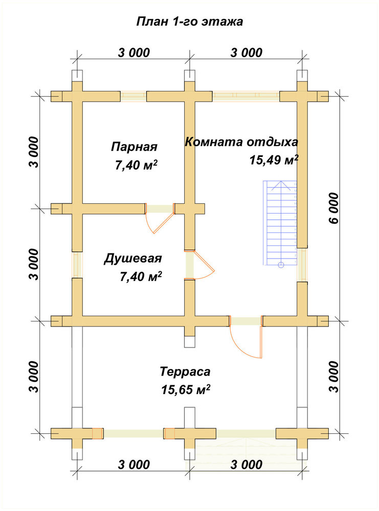 3D Проект ПБ-38 — план 1