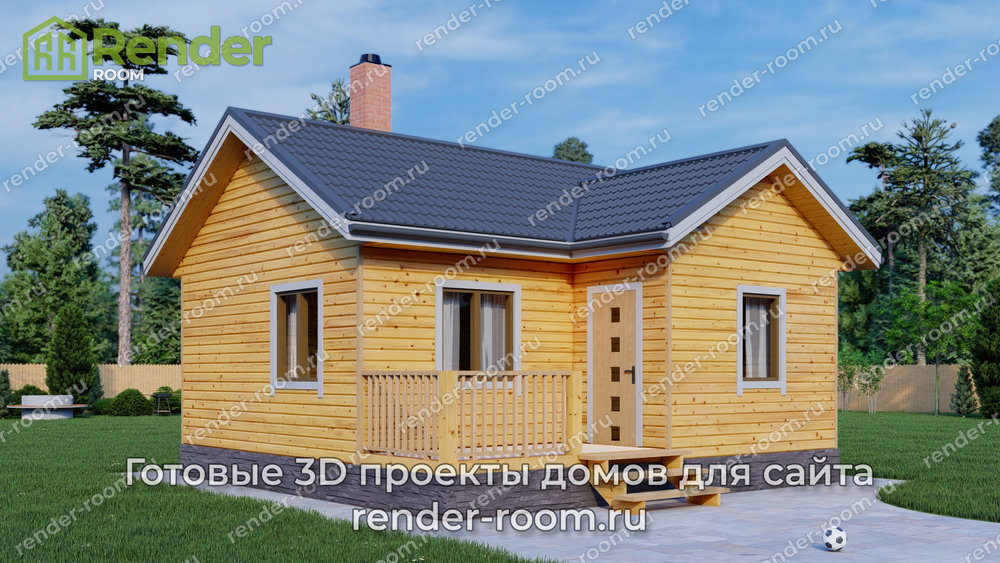 3D Проект ПБ-4 — ракурс 1
