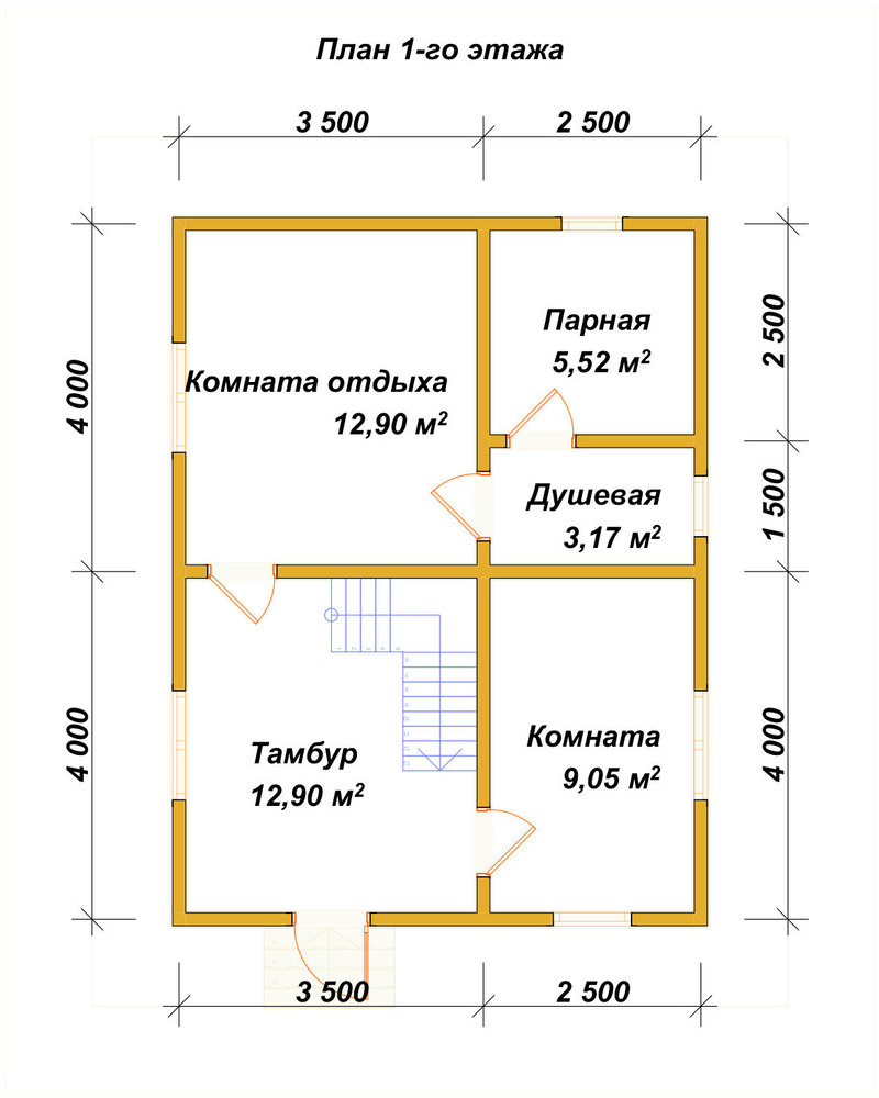 3D Проект ПБ-40 — план 1
