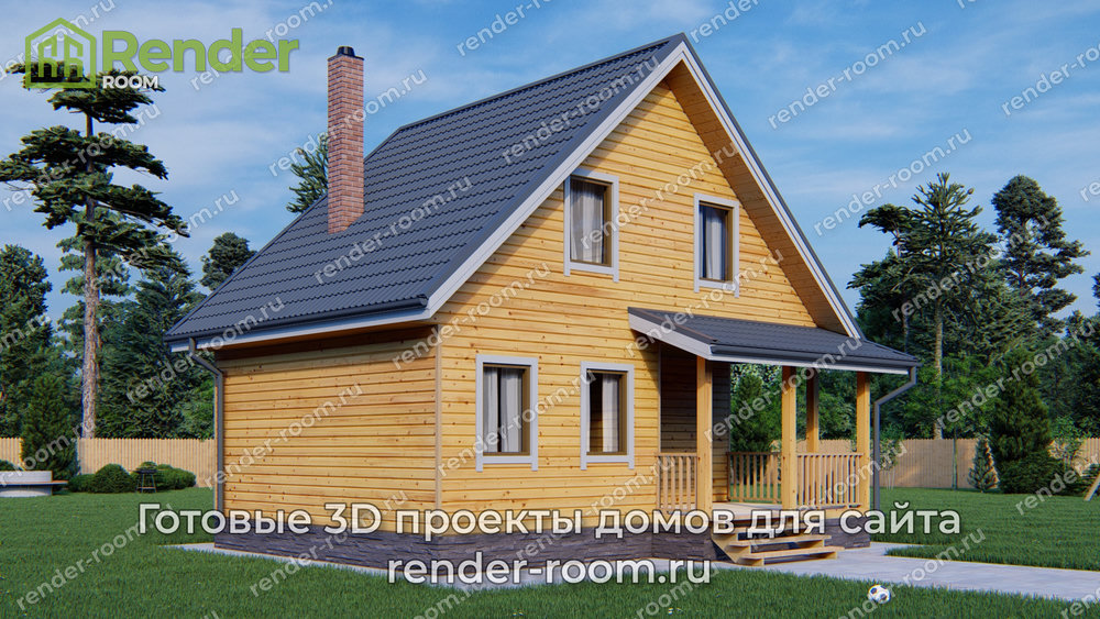 3D Проект ПБ-43 — ракурс 1