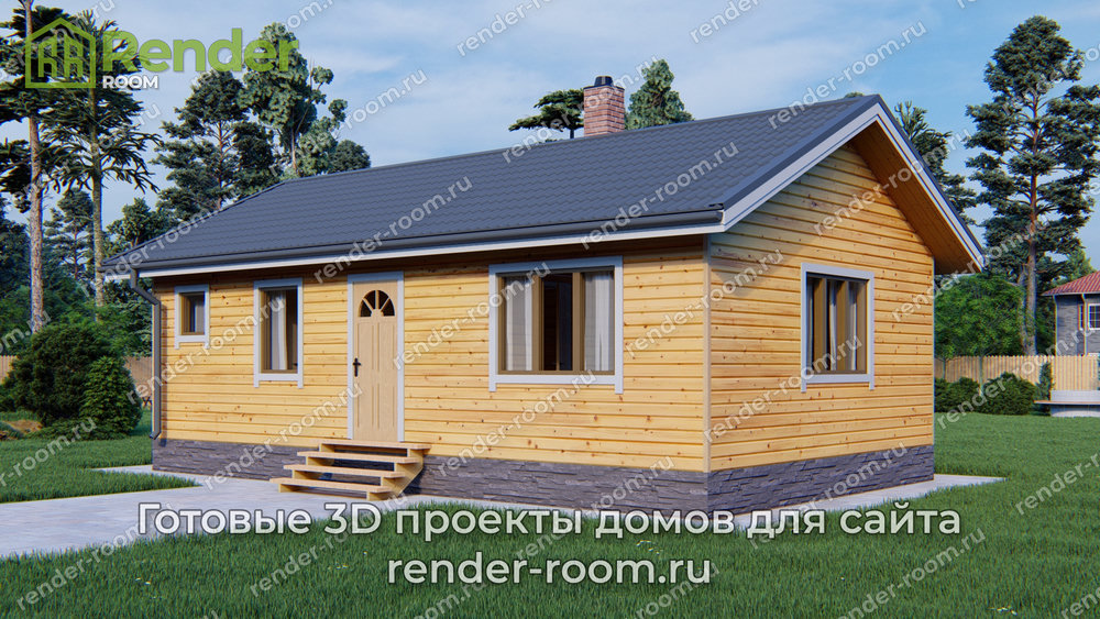 3D Проект ПБ-45 — ракурс 1