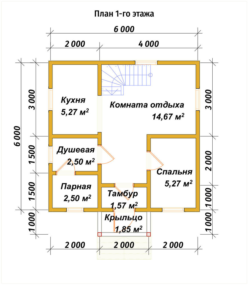 3D Проект ПБ-52 — план 1
