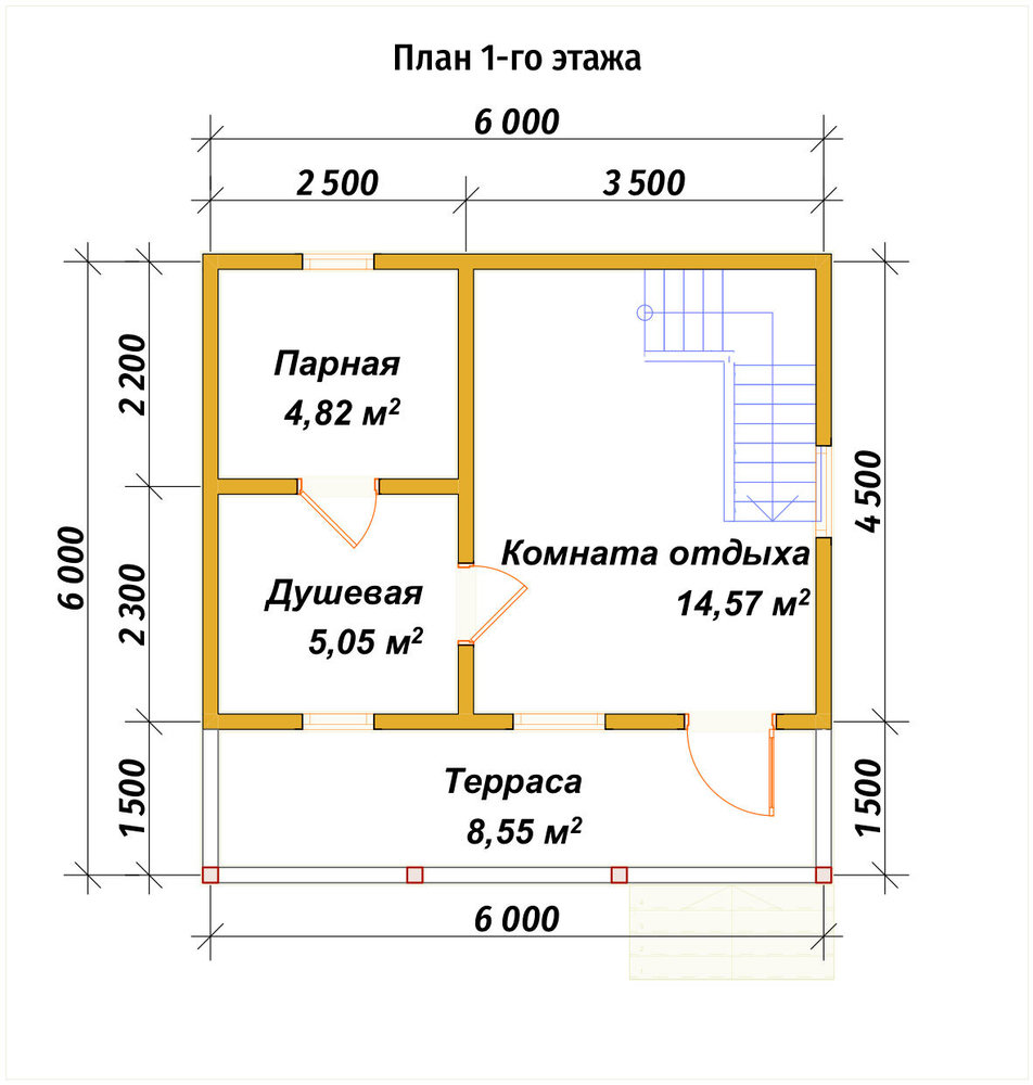 3D Проект ПБ-54 — план 1