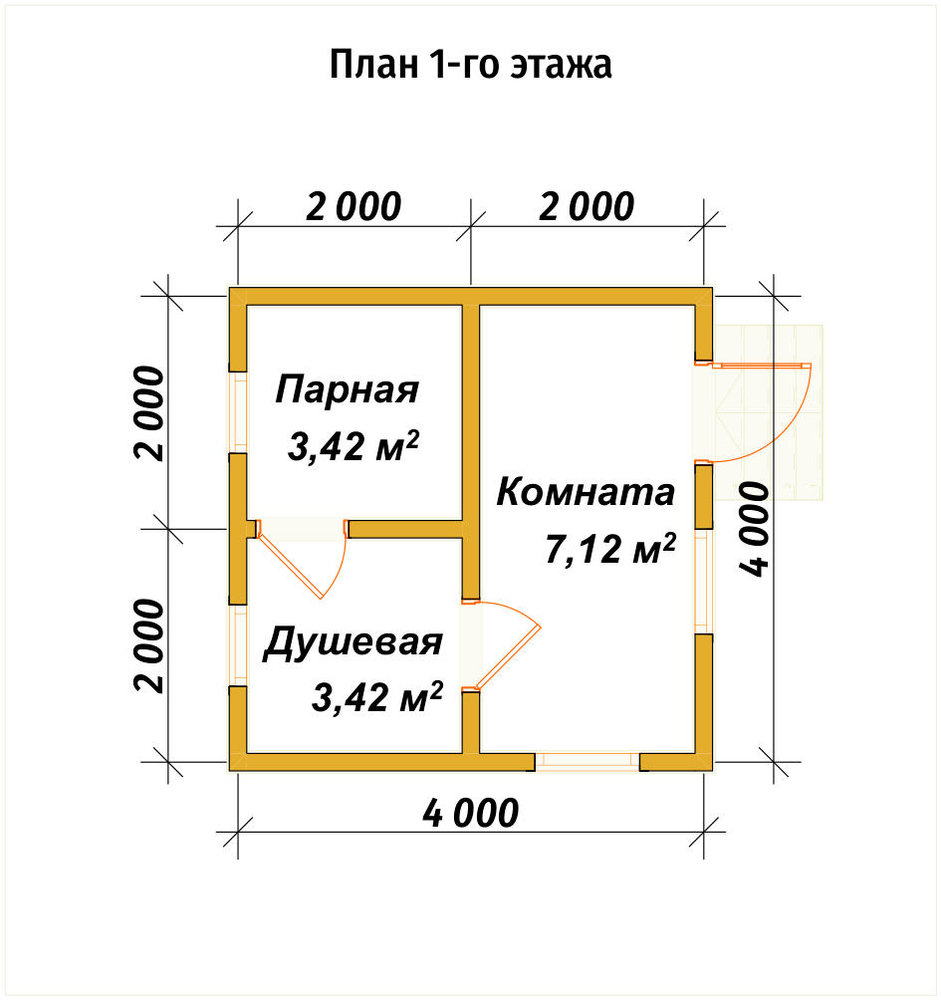3D Проект ПБ-57 — план 1