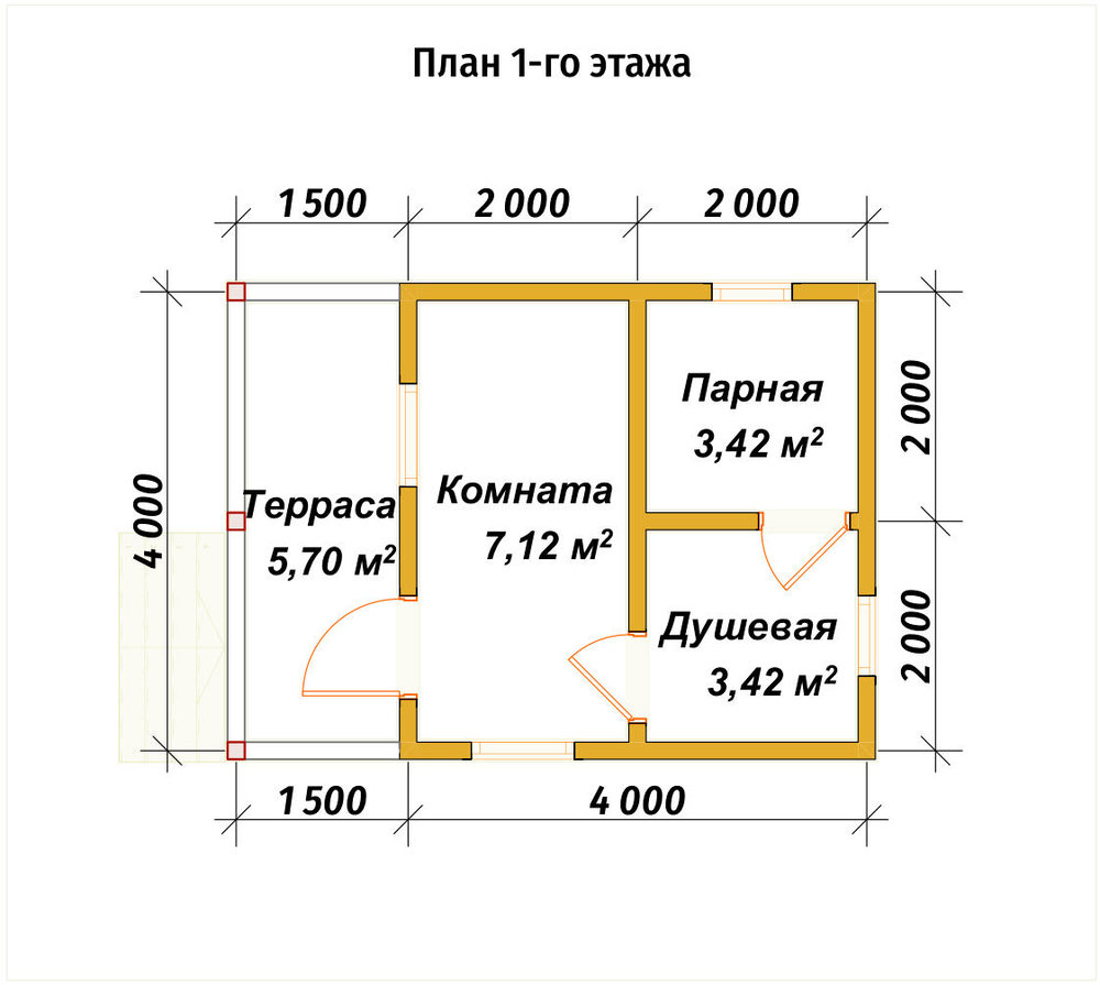 3D Проект ПБ-58 — план 1