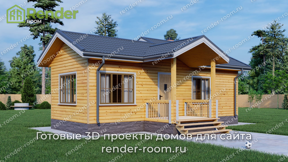 3D Проект ПБ-7 — ракурс 1