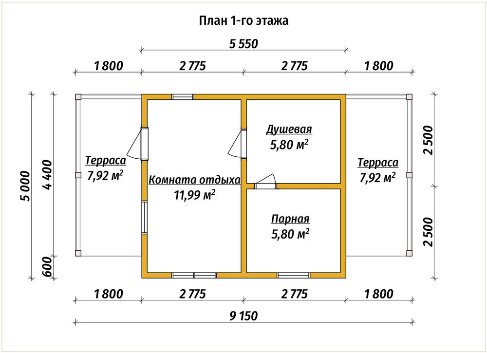 3D Проект ПБ-75 — план 1