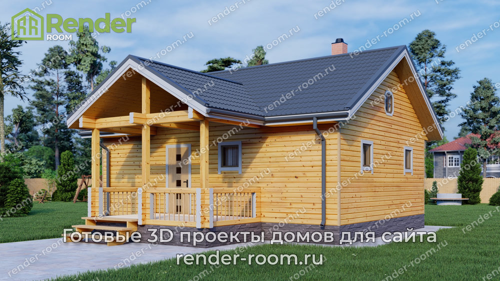 3D Проект ПБ-8 — ракурс 1