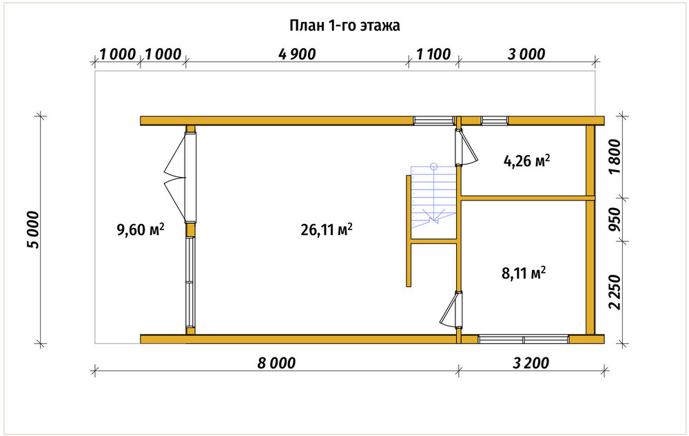 3D Проект БАРН-10 — план 1