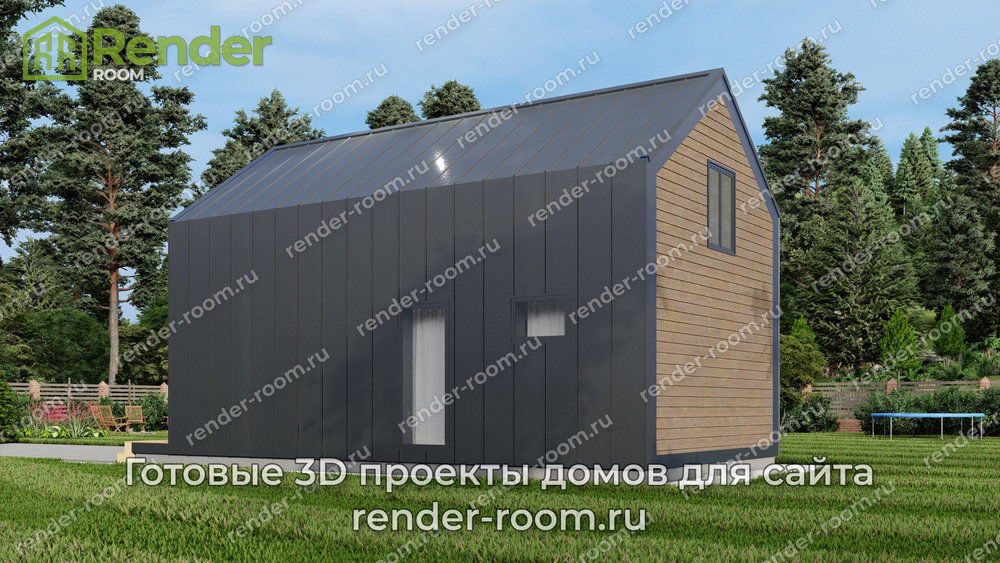 3D Проект БАРН-3 — ракурс 1