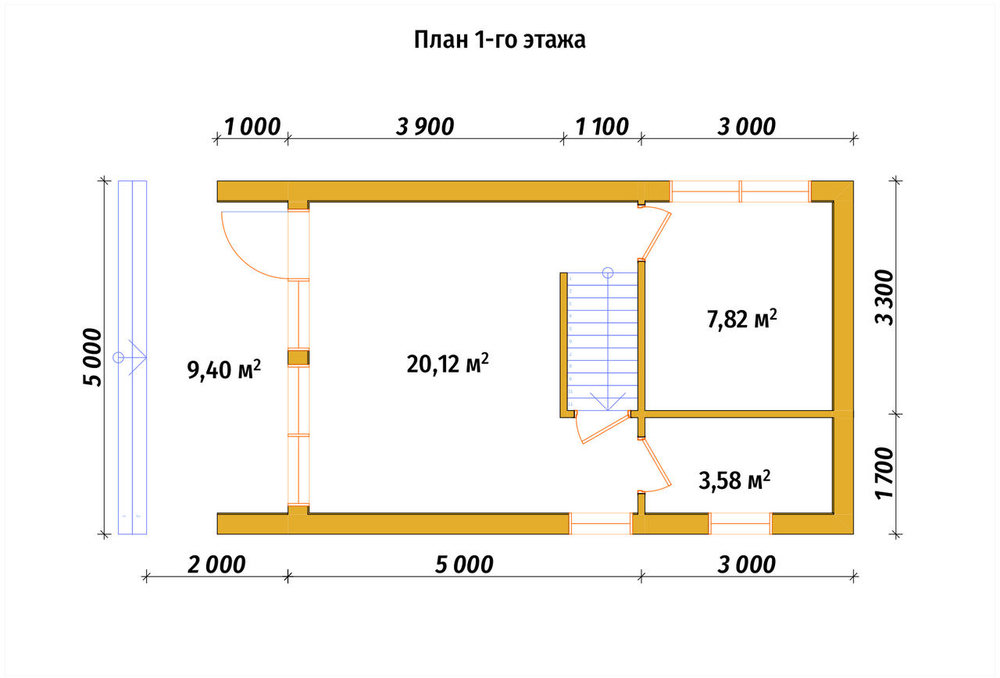 3D Проект БАРН-3 — план 1