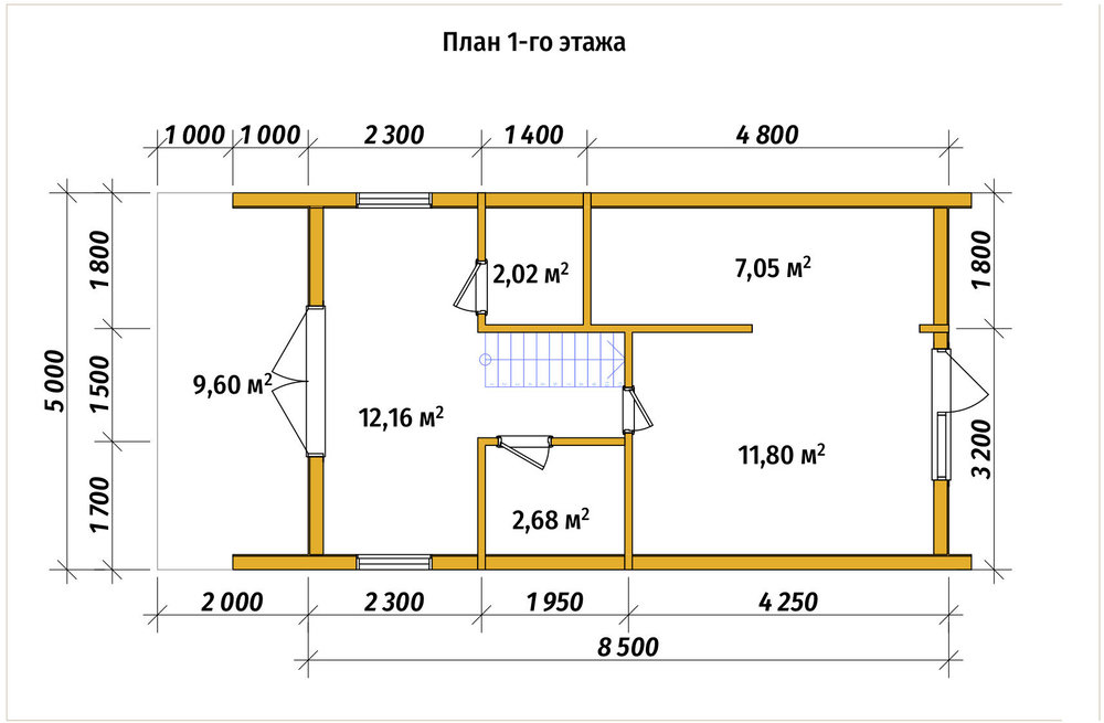 3D Проект БАРН-6 — план 1