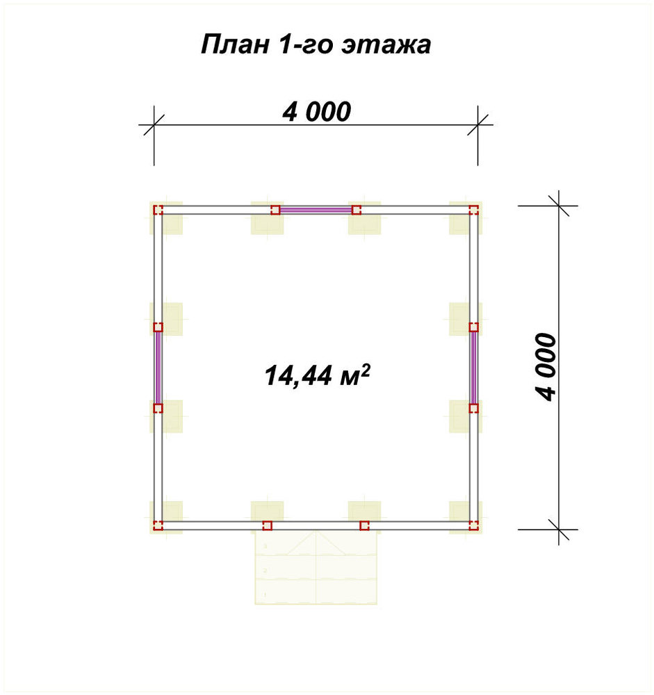 3D Проект БЕС-1 — план 1