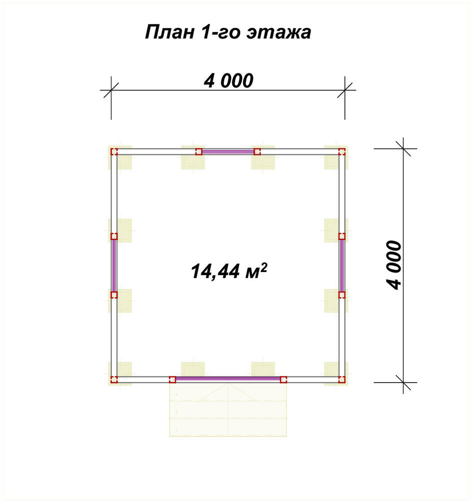 3D Проект БЕС-6 — план 1