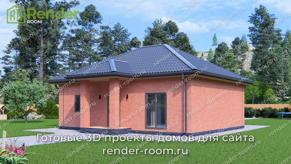 3D Проект БР-1 — ракурс 1