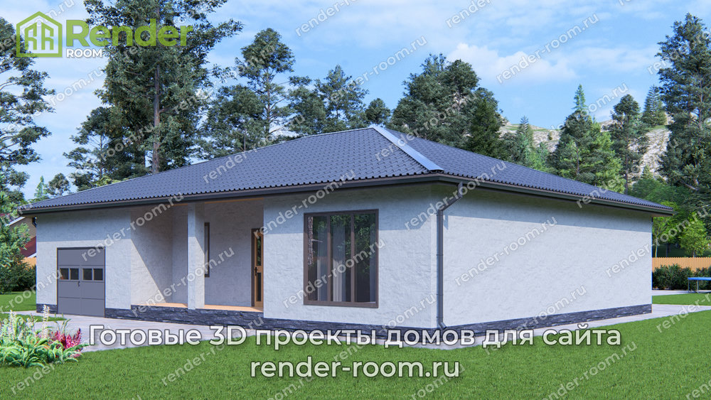3D Проект БР-10 — ракурс 1