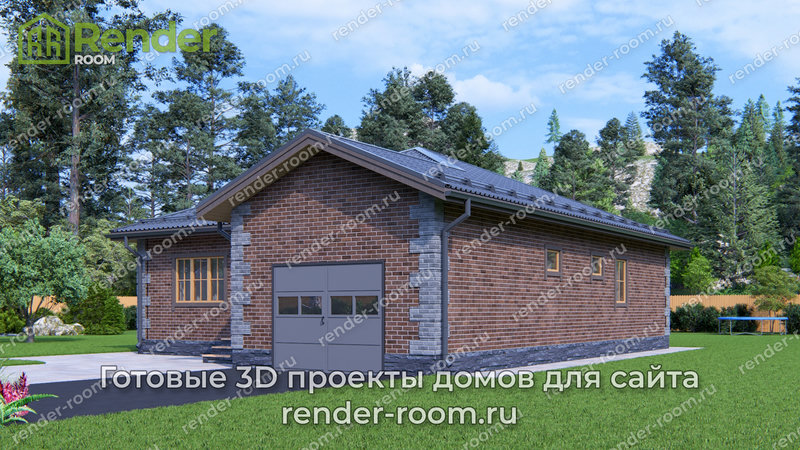 3D Проект БР-15 — ракурс 1