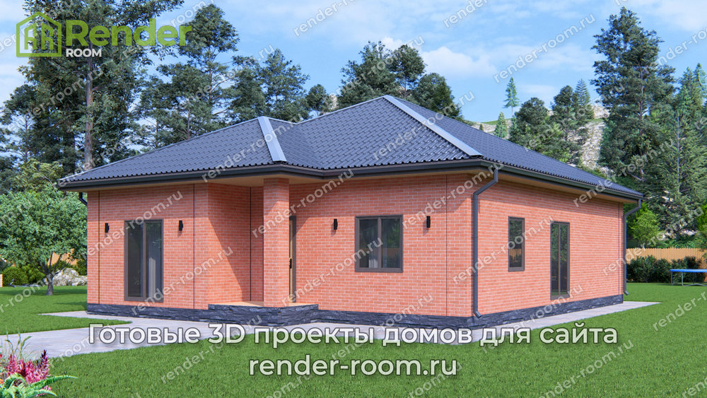 3D Проект БР-2 — ракурс 1