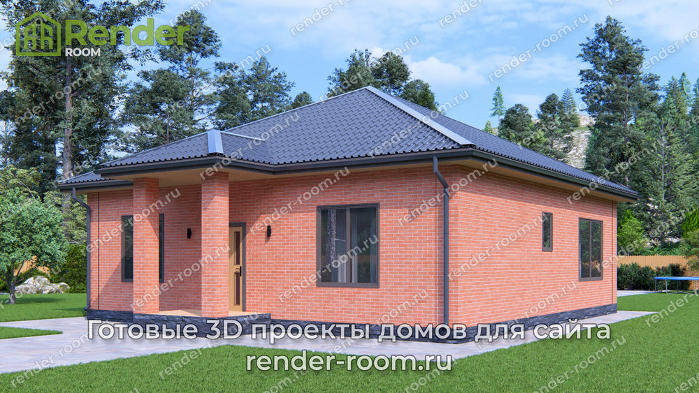 3D Проект БР-3 — ракурс 1