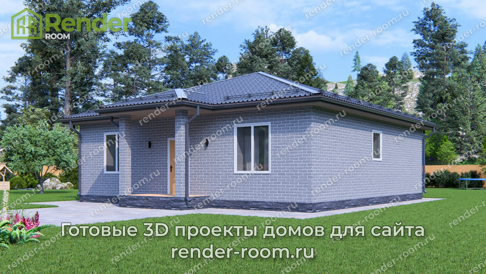 3D Проект БР-7 — ракурс 1