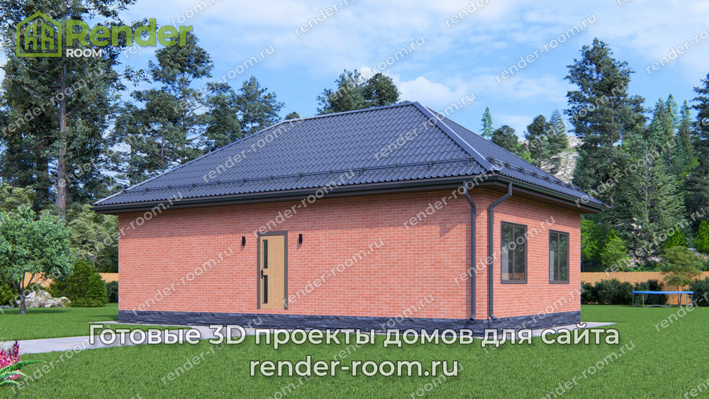 3D Проект БР-8 — ракурс 1