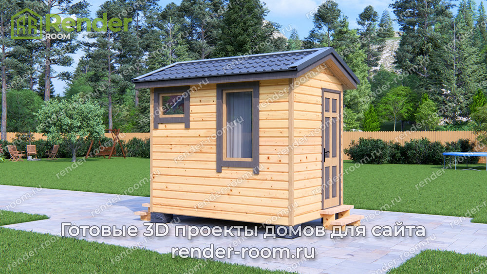 3D Проект ХОЗ-2 — ракурс 1