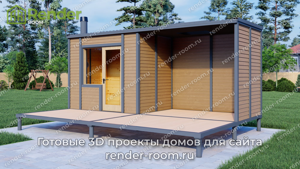 3D Проект ХОЗ-5 — ракурс 1