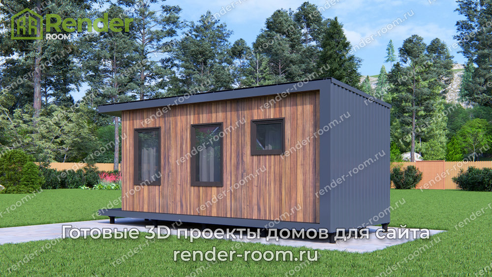 3D Проект М-5 — ракурс 1