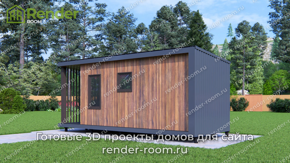 3D Проект М-7 — ракурс 1