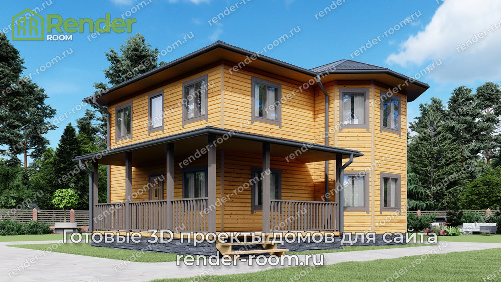 3D Проект П-1 — ракурс 1