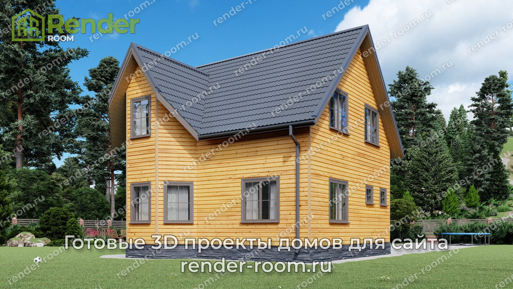 3D Проект П-10 — ракурс 1