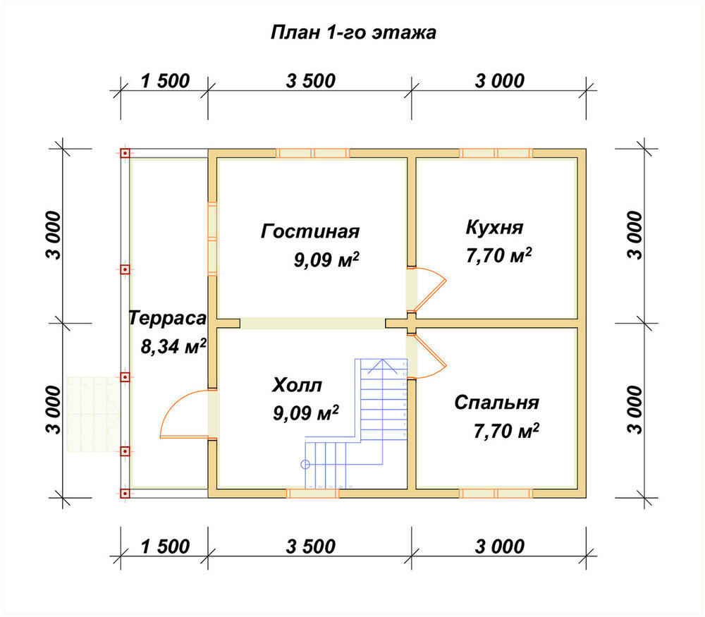 3D Проект П-1001 — план 1