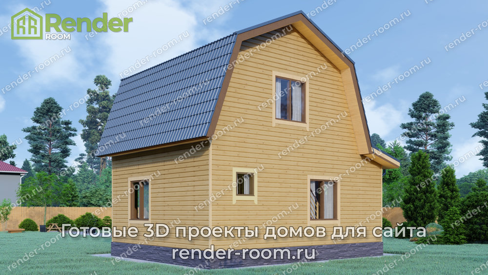 3D Проект П-1004 — миниатюра 3