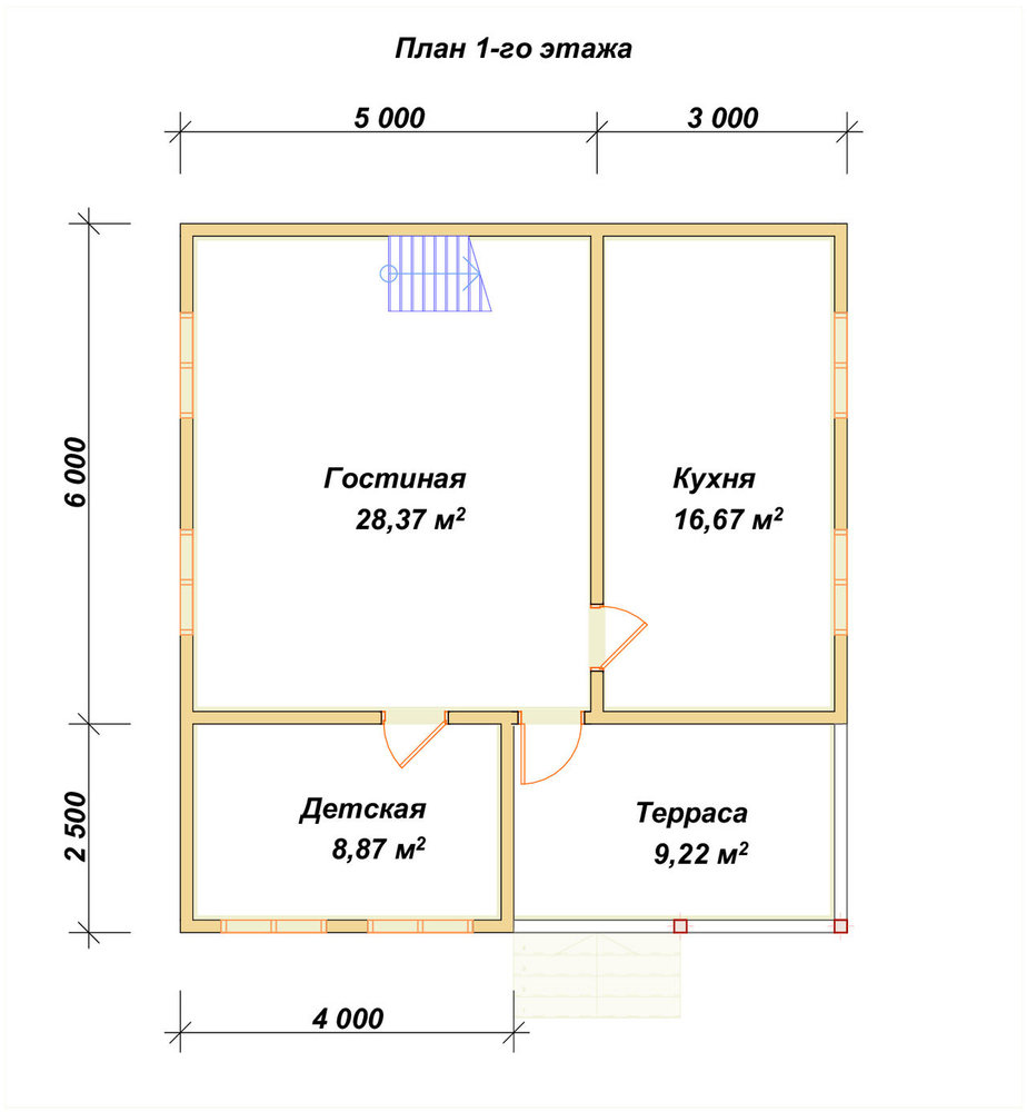 3D Проект П-1007 — план 1