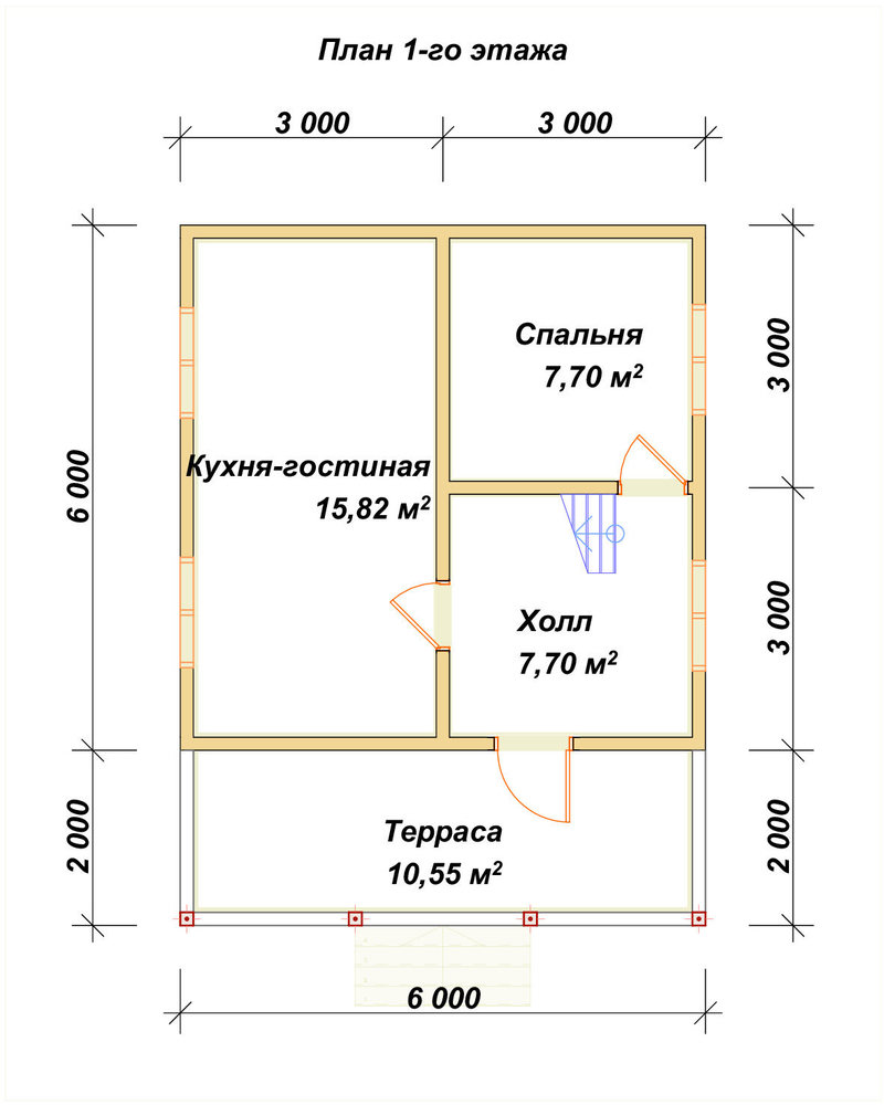 3D Проект П-1012 — план 1
