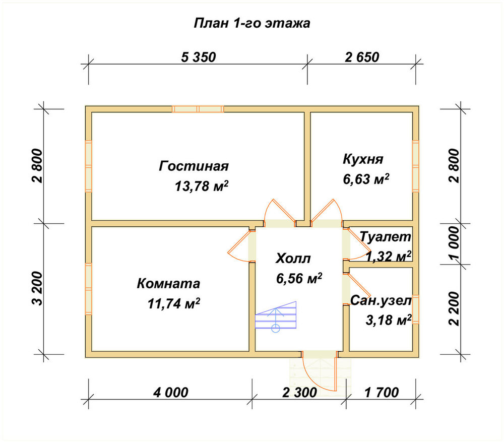 3D Проект П-1027 — план 1