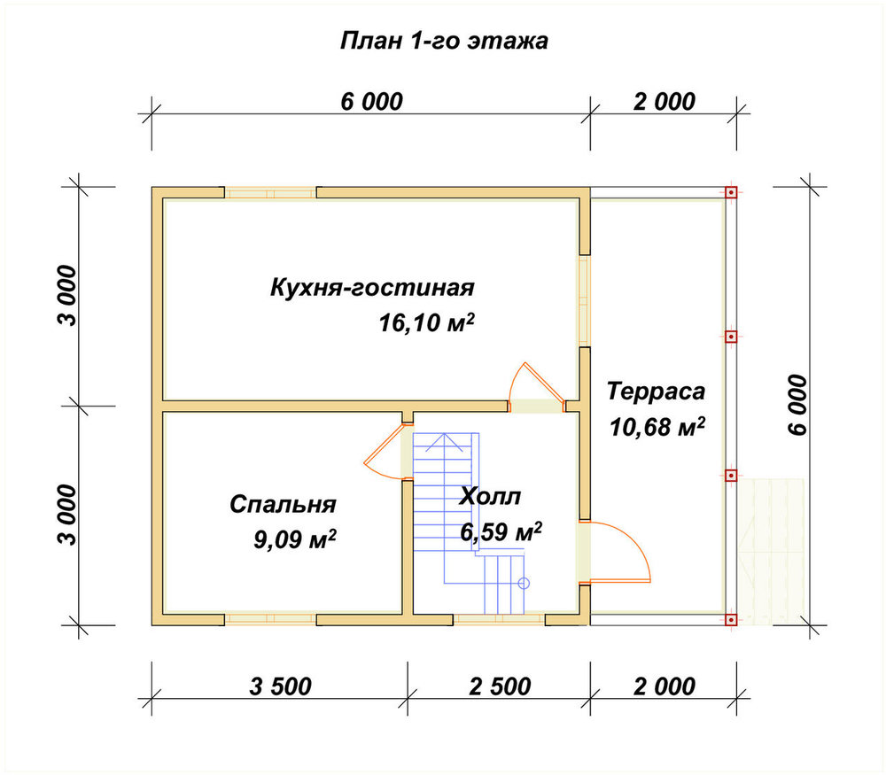 3D Проект П-1029 — план 1