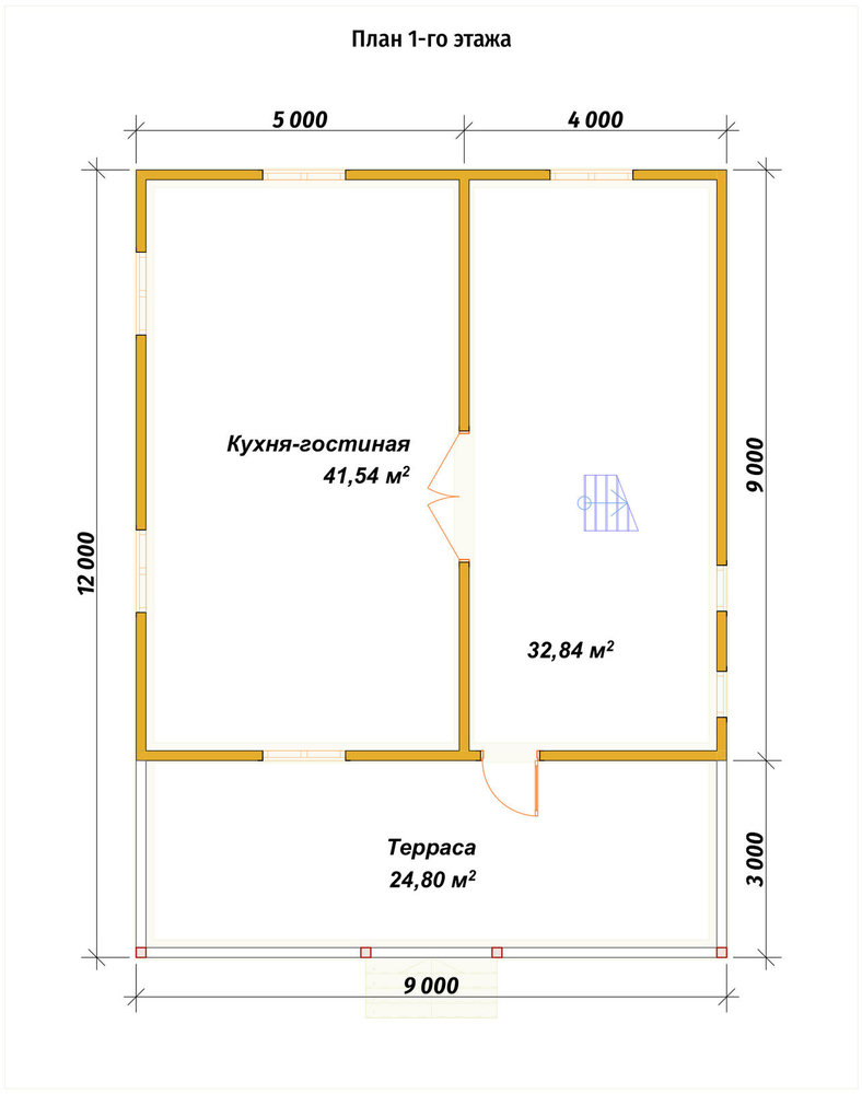 3D Проект П-1035 — план 1